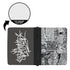 Top - Grain PU Leather Book Case Folder With Pocket no Strap - Stykonz BW Comic - Stykonz Graffiti Streetwear