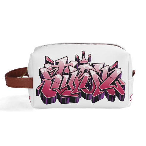 Travel Bag Toiletry Bag Makeup Bag feat Black Cherry | Hip - Hop Streetwear Bag - Stykonz Graffiti Streetwear