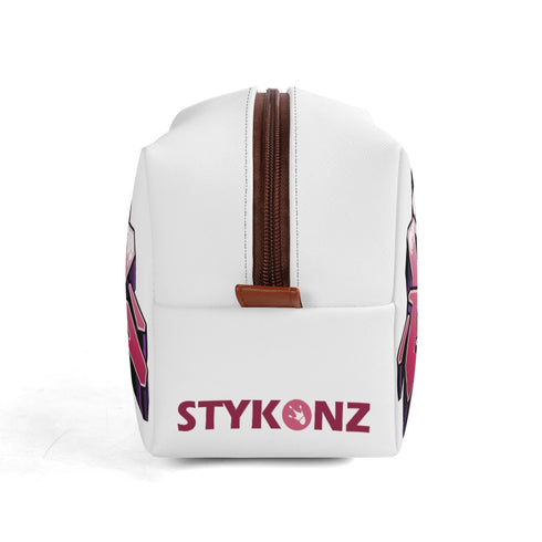 Travel Bag Toiletry Bag Makeup Bag feat Black Cherry | Hip - Hop Streetwear Bag - Stykonz Graffiti Streetwear