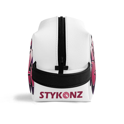 Travel Bag Toiletry Bag Makeup Bag feat Black Cherry | Hip - Hop Streetwear Bag - Stykonz Graffiti Streetwear