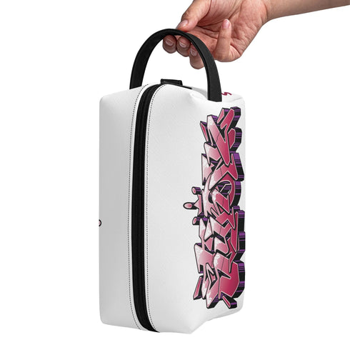 Travel Bag Toiletry Bag Makeup Bag feat Black Cherry | Hip - Hop Streetwear Bag - Stykonz Graffiti Streetwear