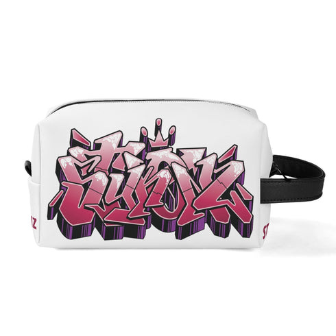 Travel Bag Toiletry Bag Makeup Bag feat Black Cherry | Hip - Hop Streetwear Bag - Stykonz Graffiti Streetwear