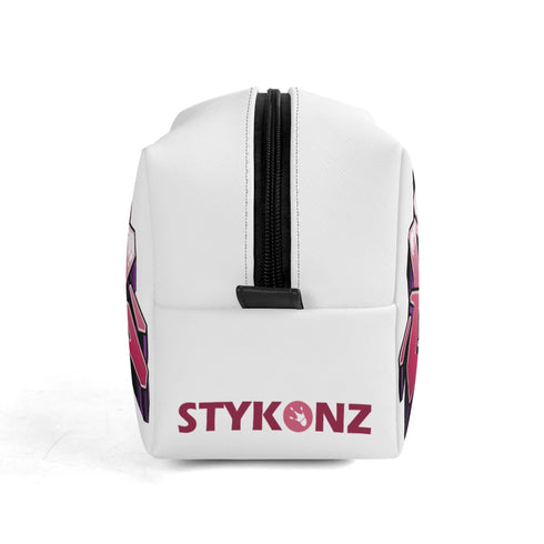 Travel Bag Toiletry Bag Makeup Bag feat Black Cherry | Hip - Hop Streetwear Bag - Stykonz Graffiti Streetwear