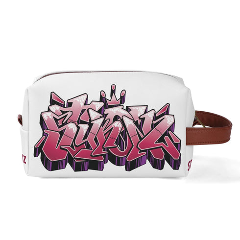 Travel Bag Toiletry Bag Makeup Bag feat Black Cherry | Hip - Hop Streetwear Bag - Stykonz Graffiti Streetwear