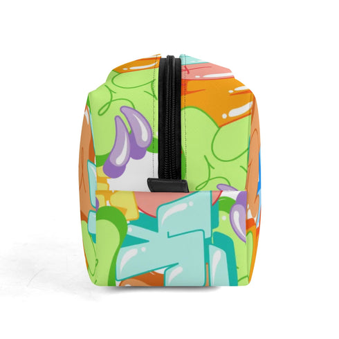 Travel Bag Toiletry Bag Makeup Bag feat Candy | Hip - Hop Streetwear Bag - Stykonz Graffiti Streetwear