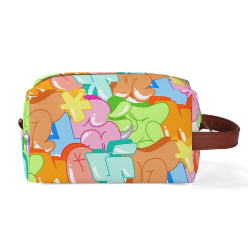 Travel Bag Toiletry Bag Makeup Bag feat Candy | Hip - Hop Streetwear Bag - Stykonz Graffiti Streetwear