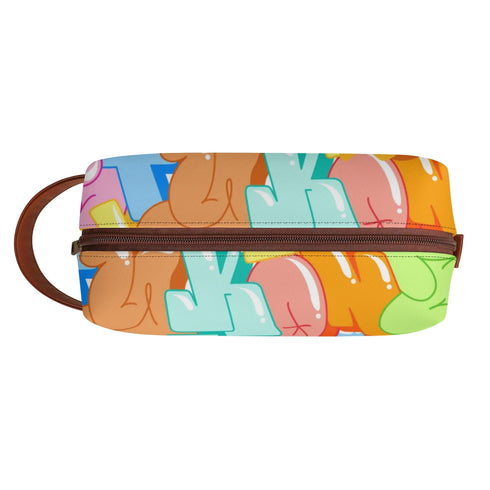 Travel Bag Toiletry Bag Makeup Bag feat Candy | Hip - Hop Streetwear Bag - Stykonz Graffiti Streetwear