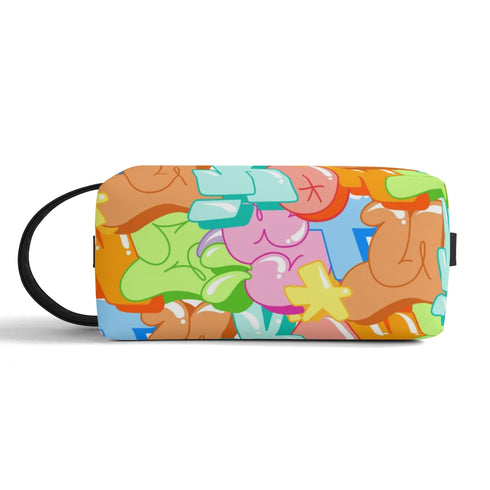 Travel Bag Toiletry Bag Makeup Bag feat Candy | Hip - Hop Streetwear Bag - Stykonz Graffiti Streetwear