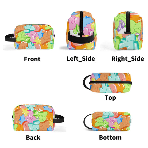 Travel Bag Toiletry Bag Makeup Bag feat Candy | Hip - Hop Streetwear Bag - Stykonz Graffiti Streetwear