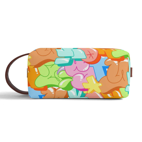 Travel Bag Toiletry Bag Makeup Bag feat Candy | Hip - Hop Streetwear Bag - Stykonz Graffiti Streetwear