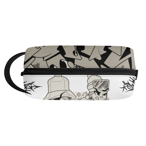 Travel Bag Toiletry Bag Makeup Bag feat Chromium | Hip - Hop Streetwear Bag - Stykonz Graffiti Streetwear
