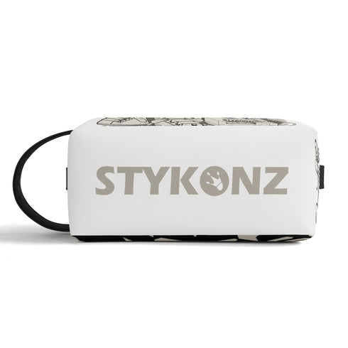 Travel Bag Toiletry Bag Makeup Bag feat Chromium | Hip - Hop Streetwear Bag - Stykonz Graffiti Streetwear