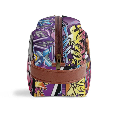 Travel Bag Toiletry Bag Makeup Bag feat Comic Stykonz 1 | Hip - Hop Streetwear Bag - Stykonz Graffiti Streetwear