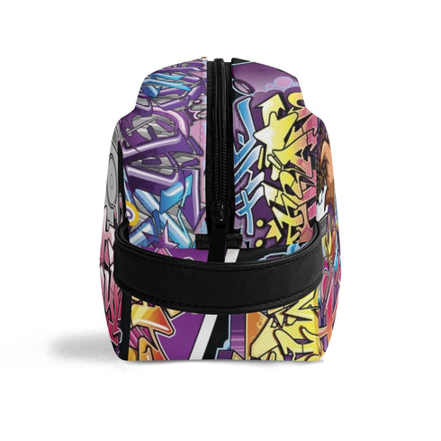 Travel Bag Toiletry Bag Makeup Bag feat Comic Stykonz 1 | Hip - Hop Streetwear Bag - Stykonz Graffiti Streetwear