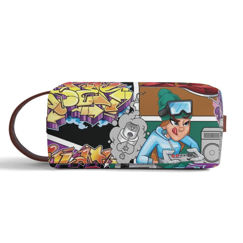 Travel Bag Toiletry Bag Makeup Bag feat Comic Stykonz 1 | Hip - Hop Streetwear Bag - Stykonz Graffiti Streetwear