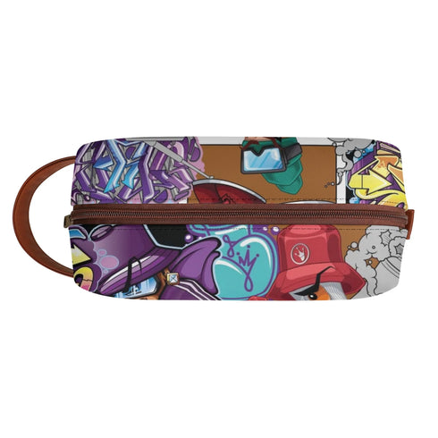 Travel Bag Toiletry Bag Makeup Bag feat Comic Stykonz 1 | Hip - Hop Streetwear Bag - Stykonz Graffiti Streetwear