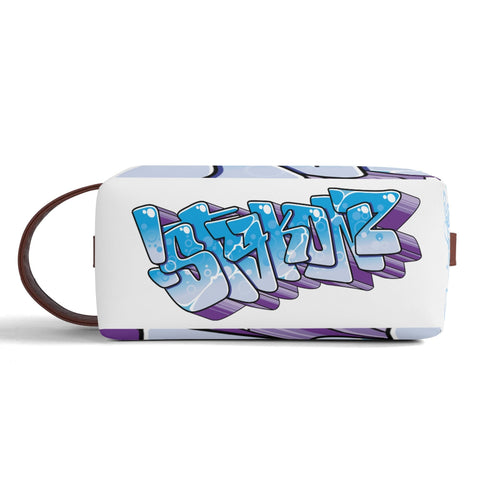 Travel Bag Toiletry Bag Makeup Bag feat Ice - Block Blockbuster | Hip - Hop Streetwear Bag - Stykonz Graffiti Streetwear