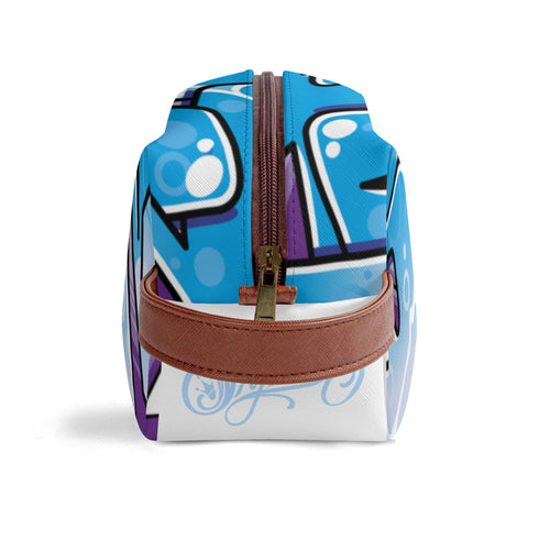 Travel Bag Toiletry Bag Makeup Bag feat Ice - Block Blockbuster | Hip - Hop Streetwear Bag - Stykonz Graffiti Streetwear