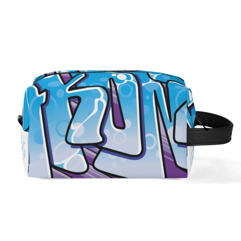 Travel Bag Toiletry Bag Makeup Bag feat Ice - Block Blockbuster | Hip - Hop Streetwear Bag - Stykonz Graffiti Streetwear