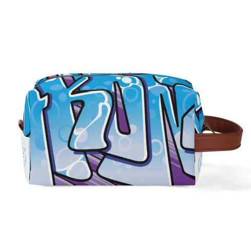 Travel Bag Toiletry Bag Makeup Bag feat Ice - Block Blockbuster | Hip - Hop Streetwear Bag - Stykonz Graffiti Streetwear