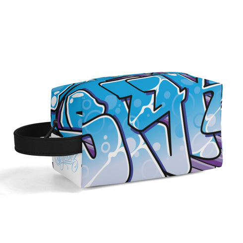 Travel Bag Toiletry Bag Makeup Bag feat Ice - Block Blockbuster | Hip - Hop Streetwear Bag - Stykonz Graffiti Streetwear