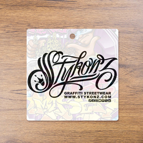 Travel Bag Toiletry Bag Makeup Bag feat Purple Wildstyle | Hip - Hop Streetwear Bag - Stykonz Graffiti Streetwear