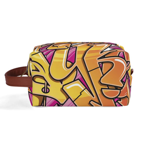 Travel Bag Toiletry Bag Makeup Bag feat Sundown | Hip - Hop Streetwear Bag - Stykonz Graffiti Streetwear