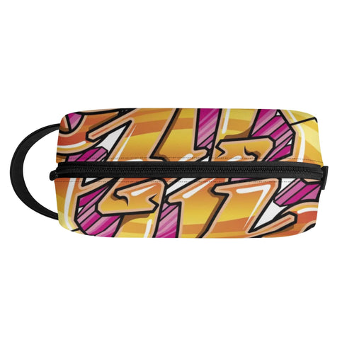 Travel Bag Toiletry Bag Makeup Bag feat Sundown | Hip - Hop Streetwear Bag - Stykonz Graffiti Streetwear
