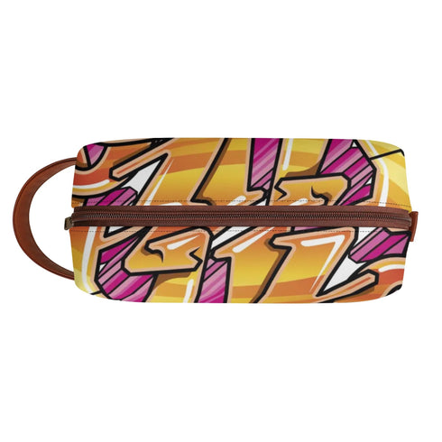 Travel Bag Toiletry Bag Makeup Bag feat Sundown | Hip - Hop Streetwear Bag - Stykonz Graffiti Streetwear