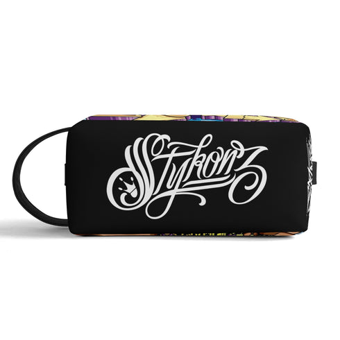Travel Bag Toiletry Bag Makeup Bag feat The Train Master | Hip - Hop Streetwear Bag - Stykonz Graffiti Streetwear