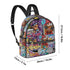 Trendy Midi PU Leather Backpack feat Comic Stykonz 1 Graffiti - Stykonz Graffiti Streetwear