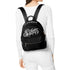Trendy Midi PU Leather Backpack feat Scriptkonz Stykonz Graffiti BW - Stykonz Graffiti Streetwear