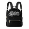Trendy Midi PU Leather Backpack feat Scriptkonz Stykonz Graffiti BW - Stykonz Graffiti Streetwear
