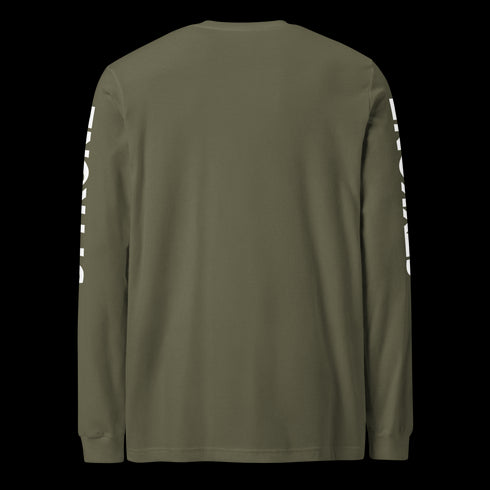 Men's Graffiti Long Sleeve Tee White Stykonz Tag | Hip-Hop Streetwear Tee