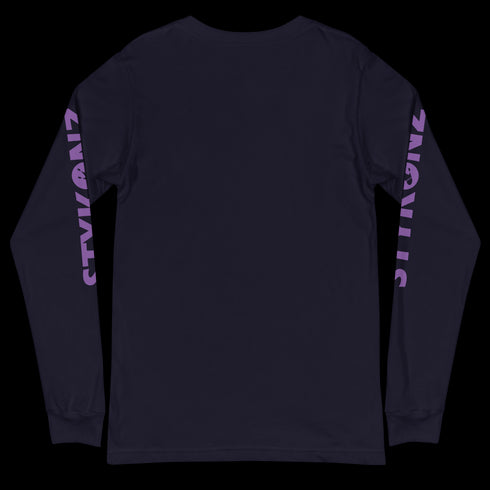 Men's Graffiti Long Sleeve Tee Turquoise S-Kingz 2Line Throwup | Hip-Hop Streetwear Tee