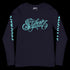 Men's Graffiti Long Sleeve Tee Turquoise Scriptkonz | Hip-Hop Streetwear Tee