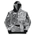 Women’s Graffiti AOP Hoodie – B&W Comic Stykonz 1 | Hip - Hop Streetwear Hoodie - Stykonz Graffiti Streetwear
