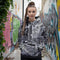 Women’s Graffiti AOP Hoodie – B&W Comic Stykonz 1 | Hip - Hop Streetwear Hoodie - Stykonz Graffiti Streetwear