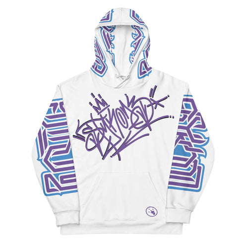Women’s Graffiti AOP Hoodie – Stykonz BP Style - Master Tag | Hip - Hop Streetwear Hoodie - Stykonz Graffiti Streetwear