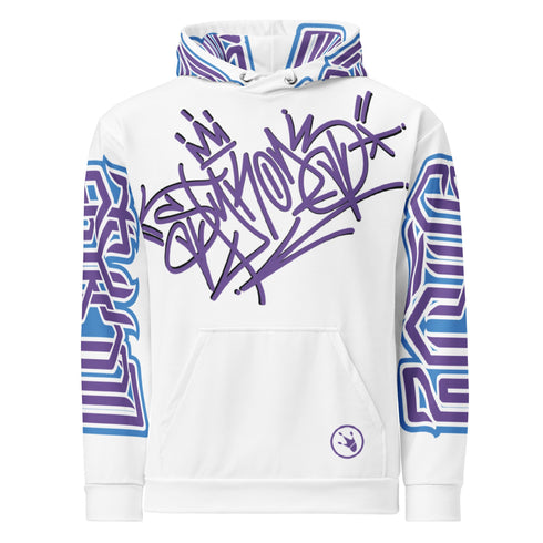 Women’s Graffiti AOP Hoodie – Stykonz BP Style - Master Tag | Hip - Hop Streetwear Hoodie - Stykonz Graffiti Streetwear