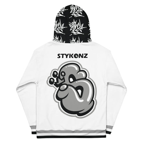 Women’s Graffiti AOP Hoodie – Stykonz S - Kingz Bubble Throwup | Hip - Hop Streetwear Hoodie - Stykonz Graffiti Streetwear