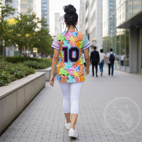 Women's Graffiti Athletic T-shirt feat Black Candy - Stykonz Graffiti Streetwear