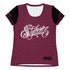 Women's Graffiti Athletic T-shirt feat Black Cherry - Stykonz Graffiti Streetwear