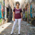 Women's Graffiti Athletic T-shirt feat Black Cherry - Stykonz Graffiti Streetwear