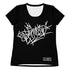 Women's Graffiti Athletic T-shirt feat Black Style Master Tag - Stykonz Graffiti Streetwear