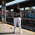 Women's Graffiti Athletic T-shirt feat Black Style Master Tag - Stykonz Graffiti Streetwear