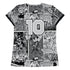 Women's Graffiti Athletic T-shirt feat B&W Comic Stykonz 1 - Stykonz Graffiti Streetwear