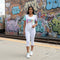 Women's Graffiti Athletic T-shirt feat Candy - Stykonz Graffiti Streetwear
