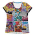 Women's Graffiti Athletic T-shirt feat Comic Stykonz 1 - Stykonz Graffiti Streetwear