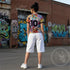 Women's Graffiti Athletic T-shirt feat Comic Stykonz 1 - Stykonz Graffiti Streetwear